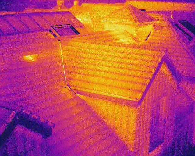 Thermal Imaging Roof Survey Image Oxford